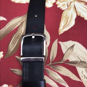 Vintage black Gucci belt